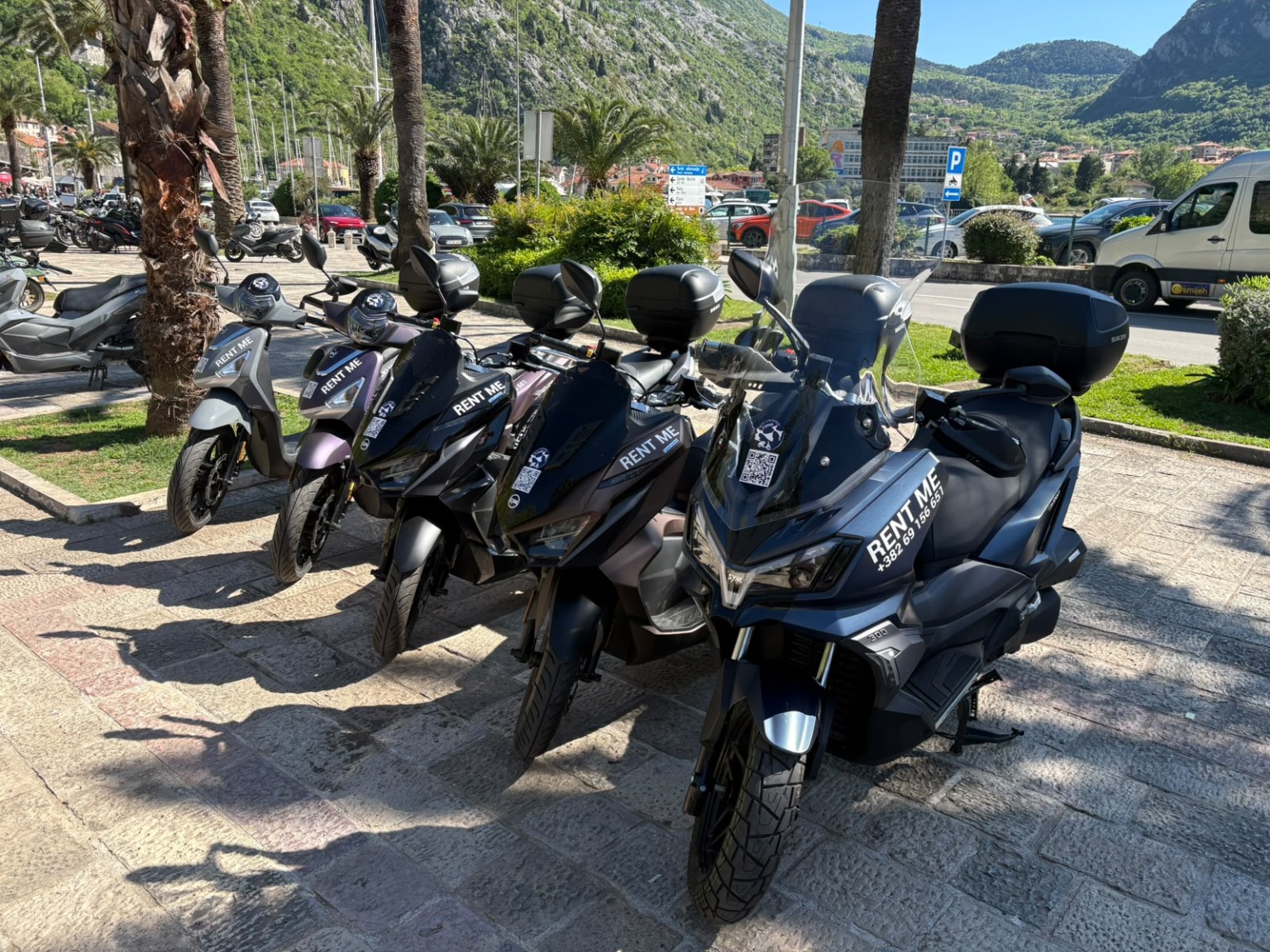 Scooters in Kotor
